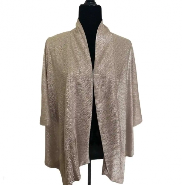 Jaket Kimono dengan Warna Metallic